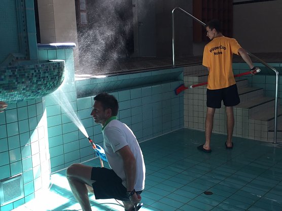 Revisionswoche im Badehaus (Foto: Badehaus Nordhausen)