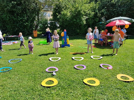 Unterhaltung f&uuml;r die kleinen Badeg&auml;ste. (Foto: privat)