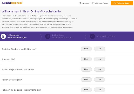 Online Sprechstunde beim Netzdoktor (Foto: healthexpress.eu)