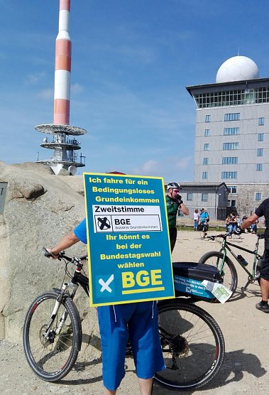 Heiko Windisch auf dem Weg zum Brocken (Foto: privat)
