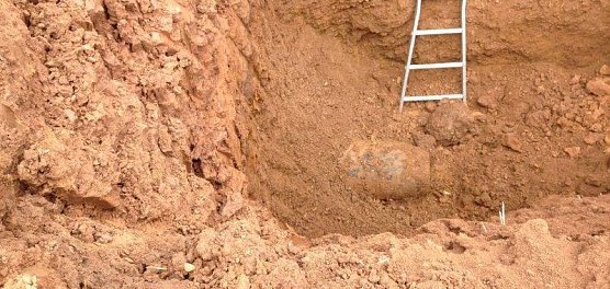 Fast freigelegt (Foto: privat)