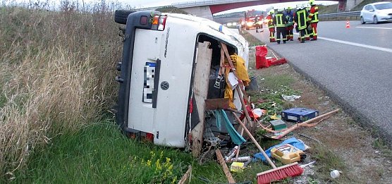 Unfall auf der A71 (Foto: API)
