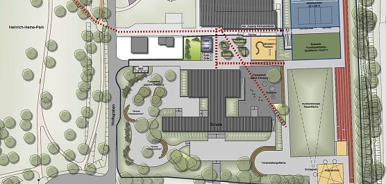 Sport- und Freizeitzentrum entsteht (Foto: B&uuml;ro Casparius/Service-Gesellschaft)