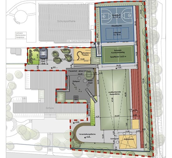 Sport- und Freizeitzentrum entsteht (Foto: B&uuml;ro Casparius/Service-Gesellschaft)