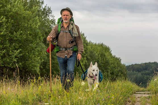 Mario Goldstein auf seiner Reise am Gr&uuml;nen Band  (Foto: BUND Th&uuml;ringen)