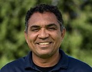 Der Brasilianer Vragel da Silva war ein legend&auml;rer Verteidiger beim FC Energie Cottbus und wird dort bis heute als Identifikationsfigur verehrt. Seit dem Sommer 2015 trainiert der 43-j&auml;hrige sehr erfolgreich den Dorfclub FC Oberlausitz in Neugersdorf (Foto: FSV Wacker 90 Nordhausen)