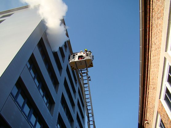 Brandschutz- und Evakuierungs&uuml;bung beim BBZ (Foto: Berufbildungszentrum Verkehr)
