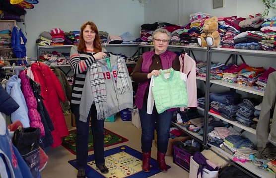Kleiderladen des DRK ist gut gef&uuml;llt (Foto: DRK)