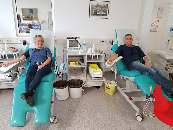 N&auml;rrische Blutspendeaktion (Foto: SHK)