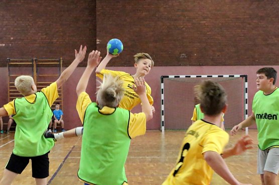 Schulsport: Kreisfinale Handball (Foto: Uwe Tittel)