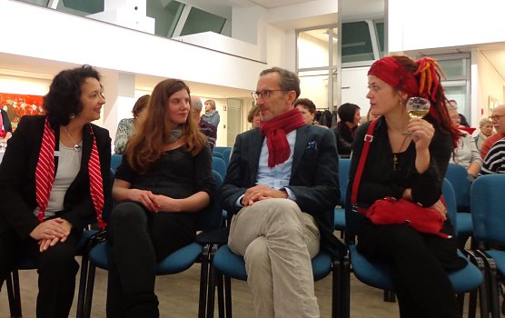 Von links: Vera Angelstein, Dana Meyer, J&ouml;rk Rothamel, Undine Bandelin (Foto: Hans-Georg Backhaus)