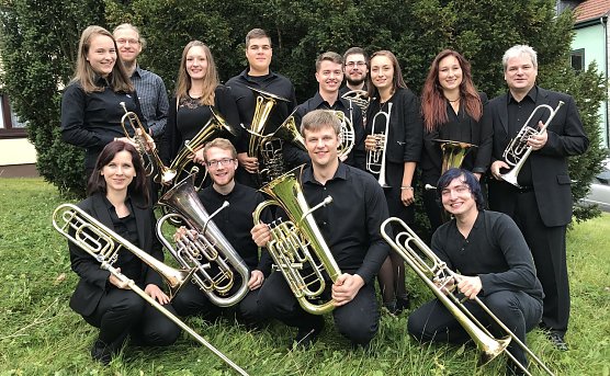 Der Junge Bl&auml;serkreis Mitteldeutschland (Foto: Agentur)