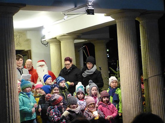 T&uuml;rchen Nummer 5 am gro&szlig;en Theateradventskalender in Nordhausen (Foto: Jennifer Volkmann)