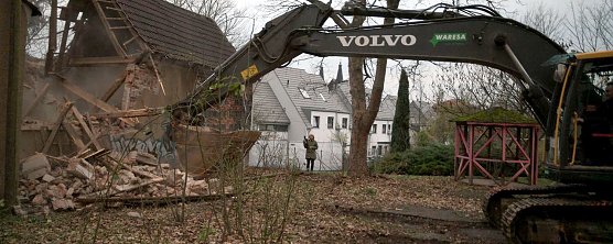 Symbolischer Abriss (Foto: nnz)