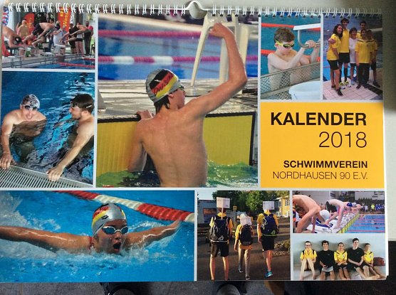 Kalender des Nordhäuser Schwimmvereins (Foto: SVN '90 Nordhausen) Kalender des Nordhäuser Schwimmvereins (Foto: SVN '90 Nordhausen)