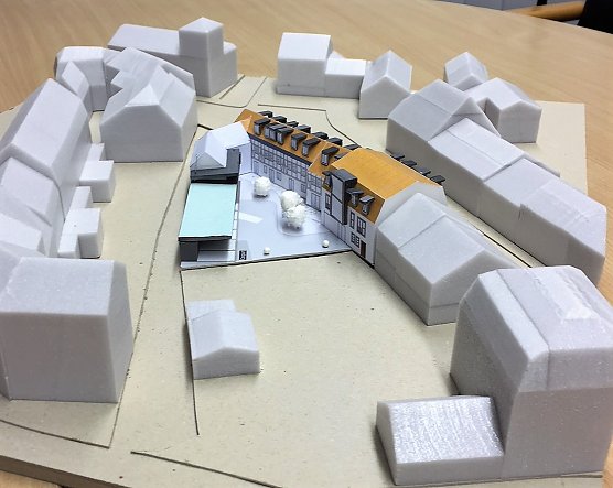 Blick in den Wohnhof (Foto: SWG Nordhausen)