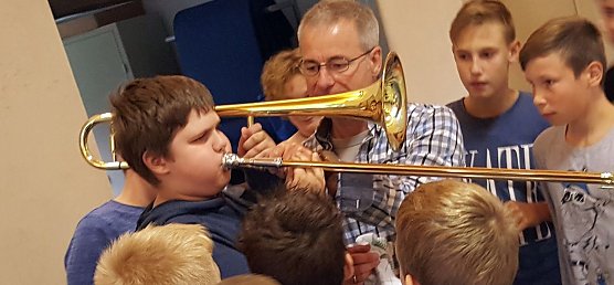 Musik aus n&auml;chster N&auml;he (Foto: S. Hirschmann)