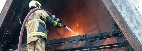 Gartenlaube brannte (Foto: privat)