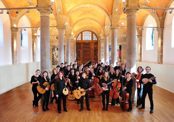 Konzert des Landesjugendzupforchesters Th&uuml;ringen (Foto: Kunsthof Friedrichsrode)
