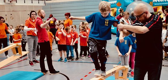 16. Kindergartensporttag in der Wiedigsburghalle Nordhausen (Foto: Angelo Glashagel)