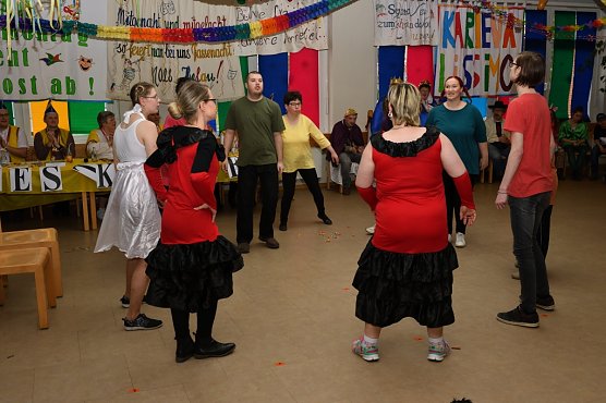 Rosenmontag bei der Nordth&uuml;ringer Lebenshilfe (Foto: Ingrid Krug)