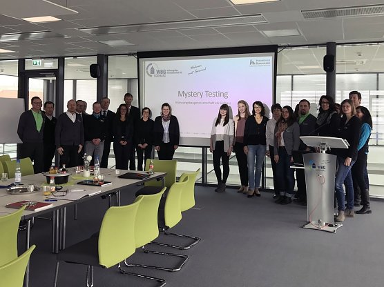 Umsetzung des gemeinsamen Projektes Mystery Testing (Foto: WBG S&uuml;dharz eG)