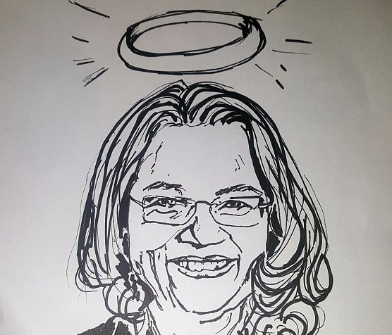 Karikatur (Foto: H. Buntfu&szlig;)