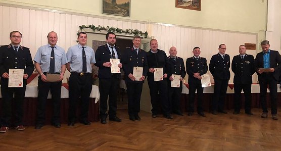 Aufstellung (Foto: Ch. Bornemann)