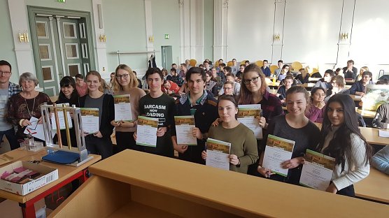 Sensationell war das Ergebnis, denn von den Biologie- Enthusiasten des Humboldt-Gymnasiums  (Foto: Humboldt Gymnasium Nordhausen)