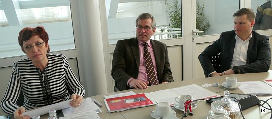 Andrea Springer, Carsten Froböse und Sascha Albertsmeyer (Foto: Ilka Kühn) Andrea Springer, Carsten Froböse und Sascha Albertsmeyer (Foto: Ilka Kühn)