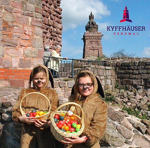 Auf zur gro&szlig;en Ostereiersuche am Kyffh&auml;user-Denkmal (Foto: Kyffh&auml;usertherme)