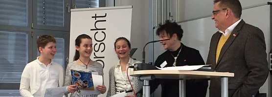 Gleich zwei Preise (Foto: H. Roeder)