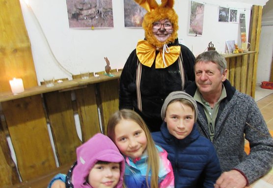 Osterhase war im Bergwerk (Foto: L. Schubert)