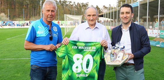 "Ossi" Eisfeld zum 80. - Herzlichen Gl&uuml;ckwunsch (Foto: Bernd Peter)