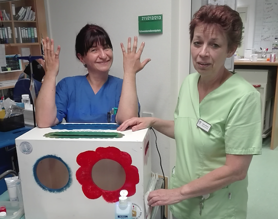 Tag der Handhygiene im Evangelischen Fachkrankenhaus Neustadt (Foto: Evangelisches Fachkrankenhaus Neustadt)