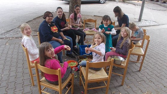 Rhababerzeit im Kinderkirchenladen (Foto: Frank Tuschy)