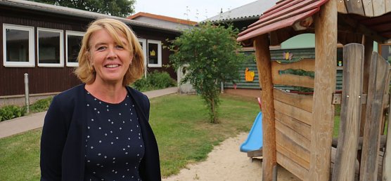 Beanke Juch: seit sieben Jahren "ThEKiZ"- Einrichtung (Foto: Angelo Glashagel)