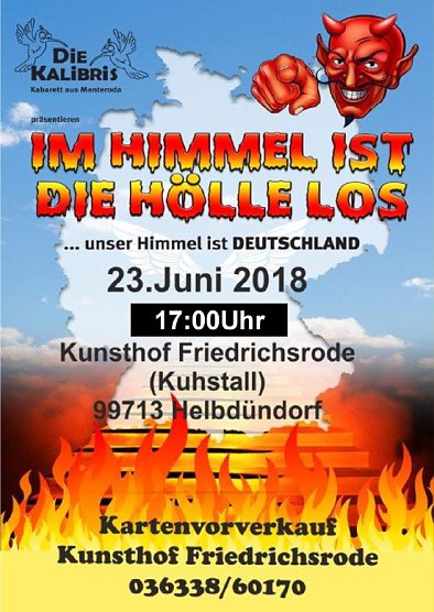 KABARETT Die Kalibris vorverlegt (Foto: Kunsthof Friedrichsrode)