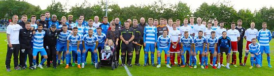 Ein Spiel f&uuml;r einen gute Zweck (Foto: Bernd Peter)