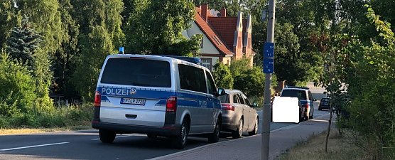 Viel Polizei in Kleinfurra (Foto: S. Dietzel)
