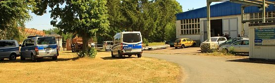 Durchsuchung in Kleinfurra (Foto: S. Dietzel)