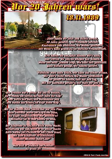 Wende-Prosa (Foto: F. Jeschke) Wende-Prosa (Foto: F. Jeschke)