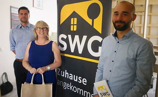 Von links: Pascal Wetzler, Inge Klaan und Marcel Kratzing (Foto: nnz)