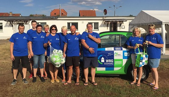 WBG S&uuml;dharz unterst&uuml;tzte das Harztor-Feriencamp (Foto: privat)