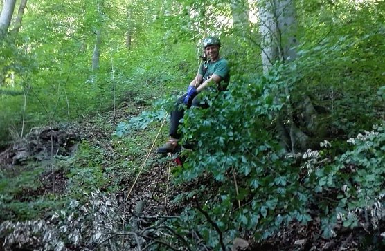 Gefahr professionell beseitigt (Foto: L. Schubert)