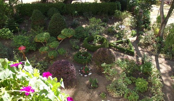 Das kleine Paradies hinter dem Haus (Foto: Kurt Frank)