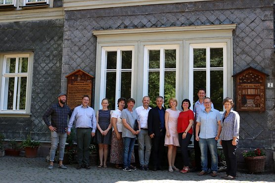 Der Marketingbeirat des Tourismusverbandes traf sich im Park Hohenrode (Foto: Christian Schelauske)