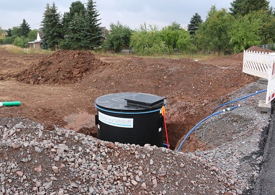 Niederdruckanlage am Ortseingang Harzungen (Foto: WVN)