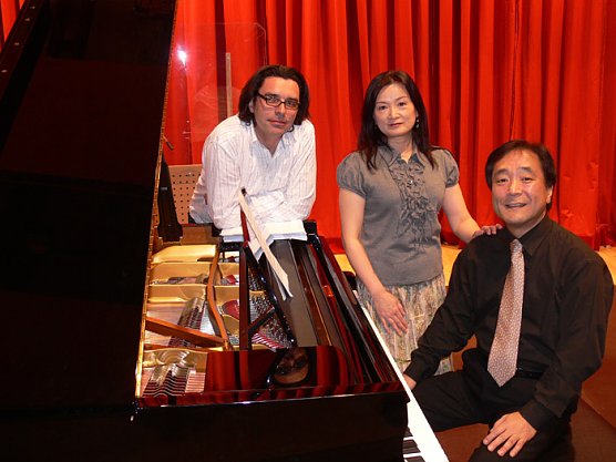 Thomas Kohl, Takako Masuda und Hiroaki Masuda (Foto: Theater Nordhausen) Thomas Kohl, Takako Masuda und Hiroaki Masuda (Foto: Theater Nordhausen)