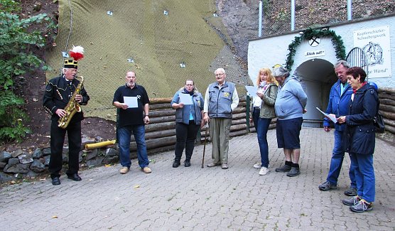 Musikalische Einstimmung zum Tag des Geotops (Foto: L. Schubert)